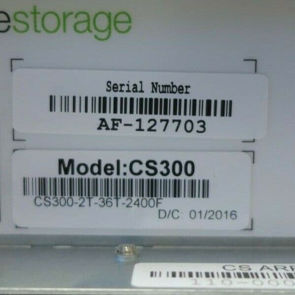 Nimble Storage Array CS300 16x 3 5