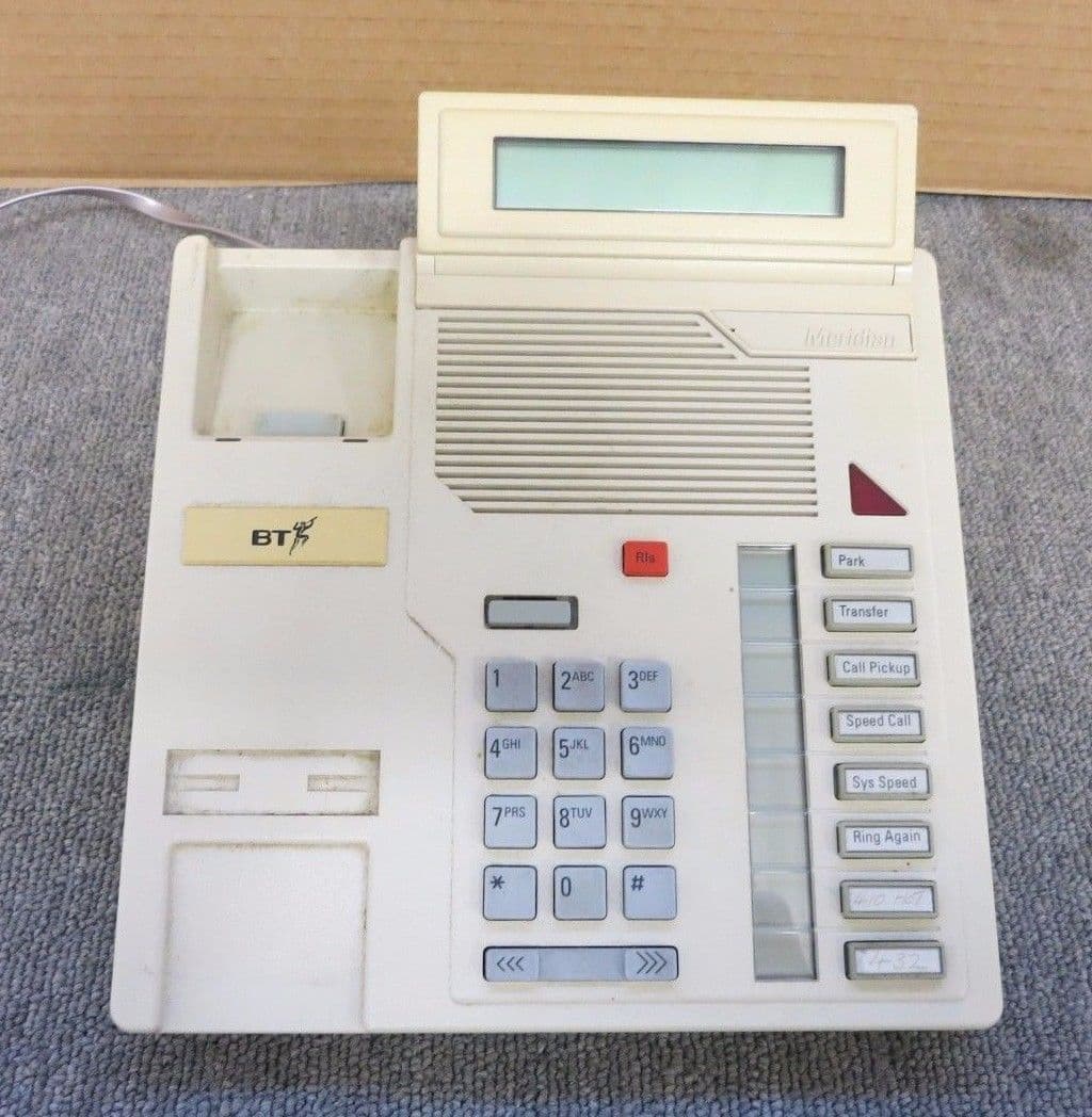Nortel Meridian M2008 Standard Grey Digital Hand Free Display Phone No ...