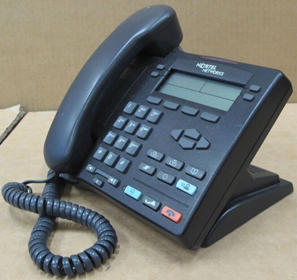 Nortel Networks IP Phone i2002 desktop Telephone NTDU91 Black NTU91AA70