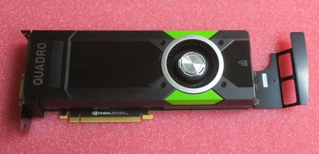 Nvidia Quadro P5000 16GB PCIe3 x16 GDDR5X Dual Slot 4x DP 1x DVI-D ...