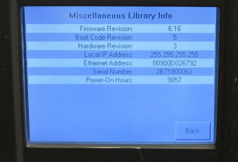 Overland Neo 4000 With 2x Ultrium LTO4 6U 60Slot Fibre Channel FC Tape