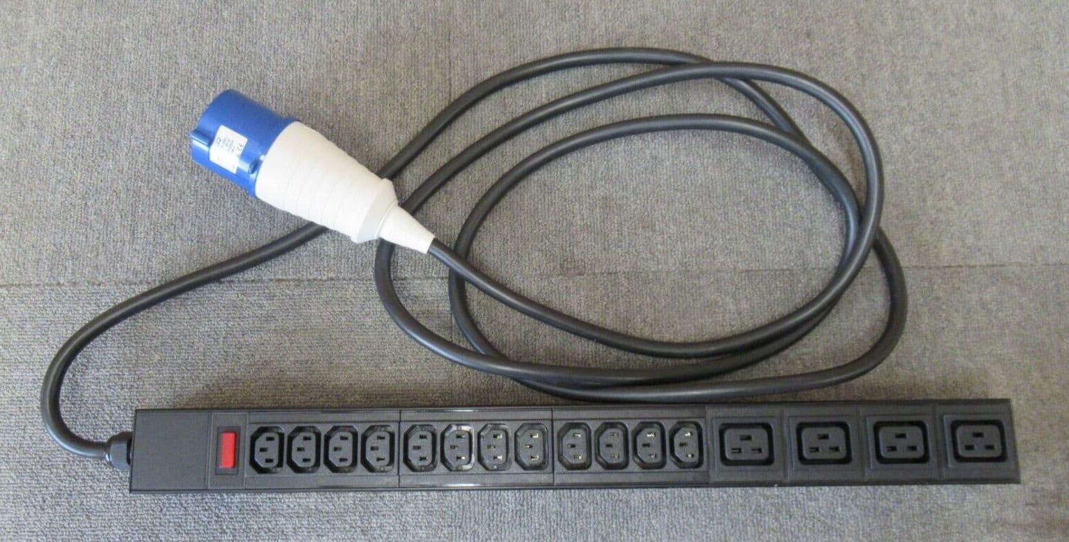 PDU Online 16 Way 12xC13/4xC19 With 32A Commando Power Distribution ...
