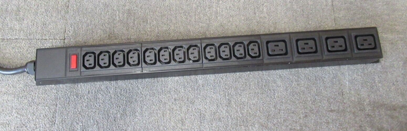 PDU Online 16 Way 12xC13/4xC19 With 32A Commando Power Distribution ...