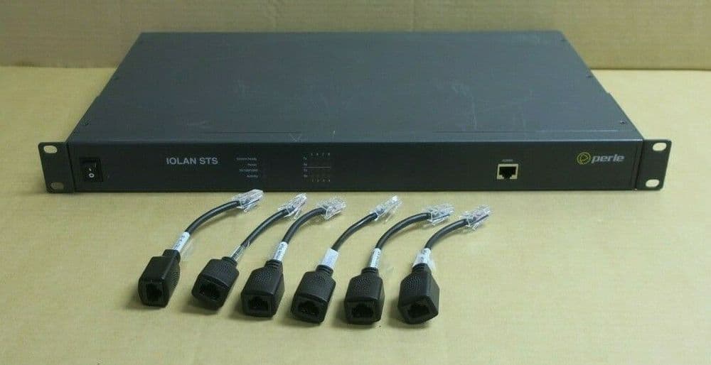 Perle IOLAN STS8 Secure Terminal Server 8 x RJ45 Connector 1x Gigabit ...