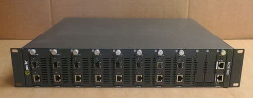 Perle MCR1900 Media Converter 05059900 + 8x CM-10GT-SFP + 1x MCR-MGT Modules