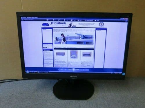 Phillips 231S4L 231S4LCB/00 23" HD LCD TFT LED ISP PC Widescreen Monitor VGA DVi