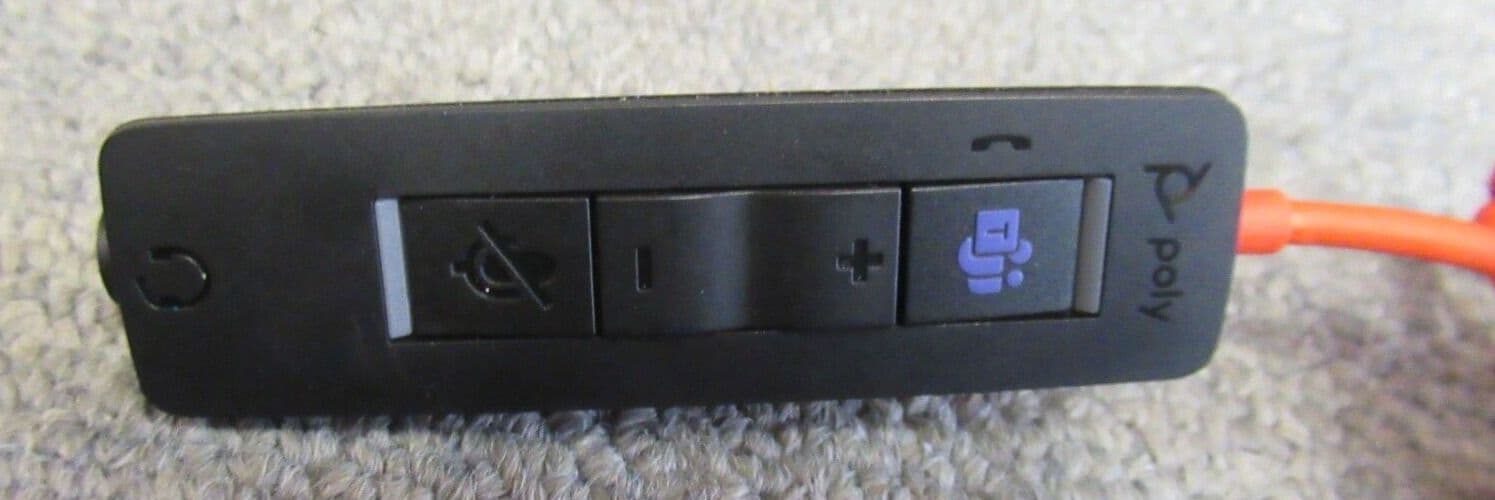 Plantronics 215821-01 Poly Blackwire 3300-M Inline USB-C Control ...