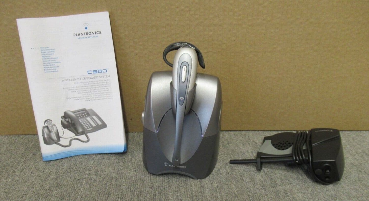 Plantronics 3915911 CS60 Wireless Headset And HL10 Handset Lifter Combine