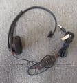 Plantronics Blackwire C310-M Monaural Wired USB Headband Mic Headset Black