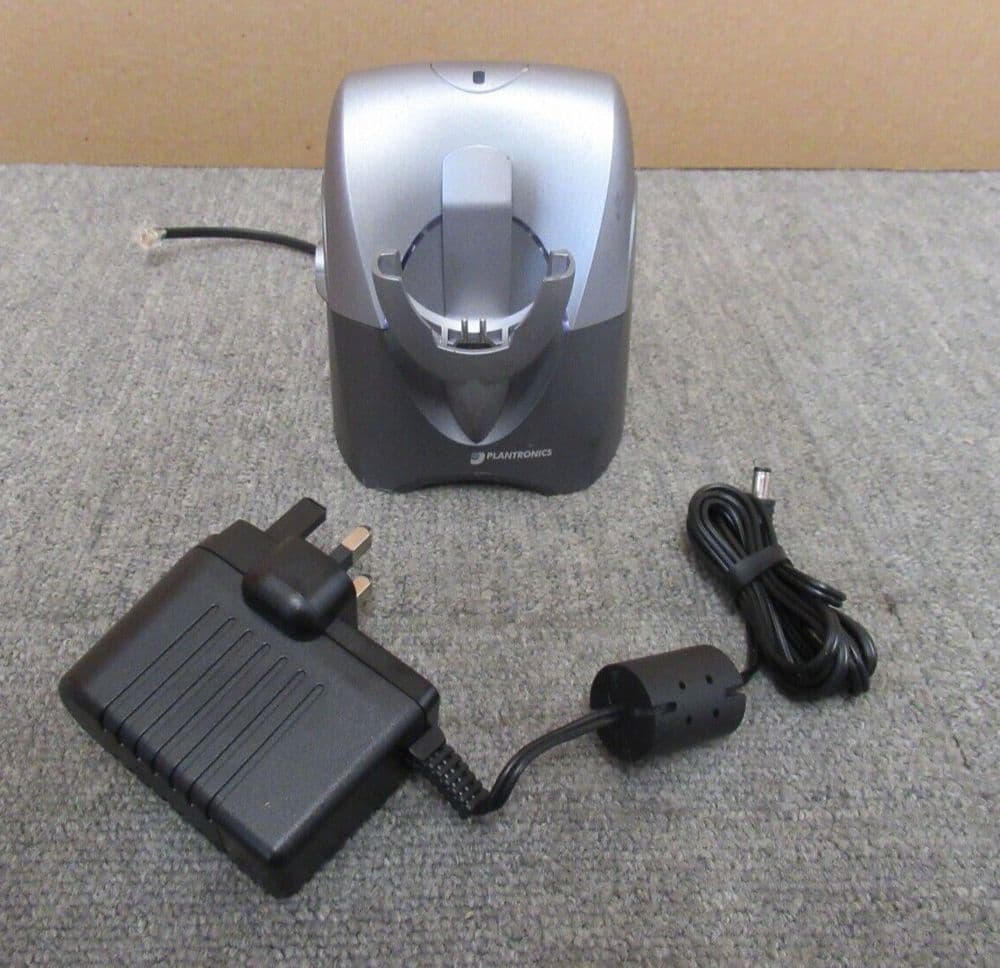 Plantronics CS351/A Wireless Headset Charging Station with AC Adapter