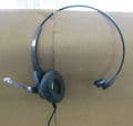 Plantronics H91 Encore Monaural Gray Headband Voice Tube Office Over Headset