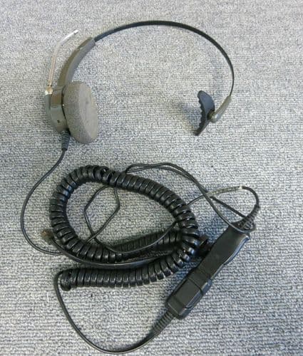 Plantronics H91N Encore Binaural Voice Tube Headset