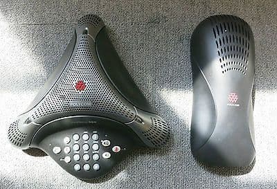 Polycom 2201-17910-001 VoiceStation 300 Analog Conference Phone And Power Module