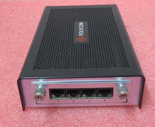 PolyCom 2201-24984-001 HDX PLINK Quad 4 Port Module for HDX Conference System