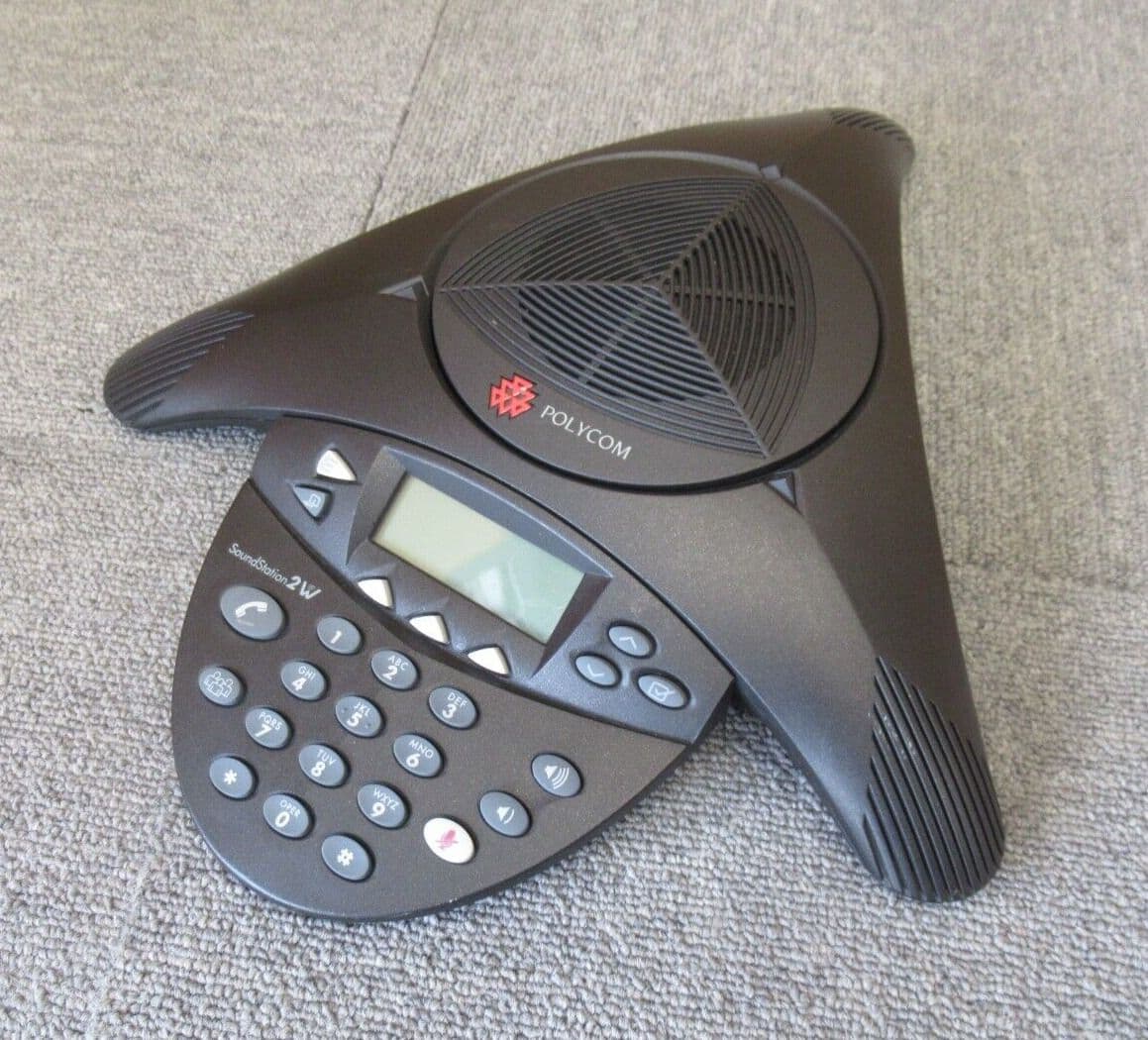 Polycom 2201-67800-101 SoundStation 2W Wireless Conference Phone