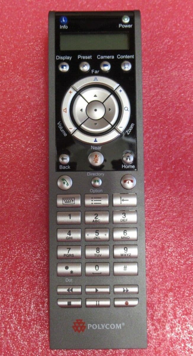 Polycom 71-0760-03000 2201-52556-001 HDX Series Video Conference Remote ...