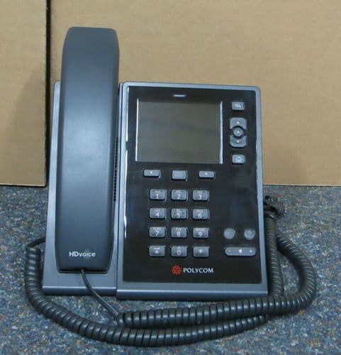 Polycom CX500 IP Desktop Business Phone PoE With Stand & Handset 2201-44300-001