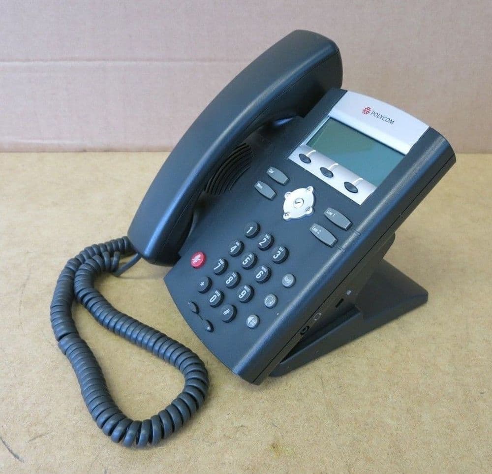 Polycom IP331 SoundPoint Phone SIP 2201-12365-001 Desktop POE Telephone ...