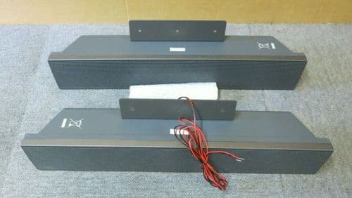 Polycom LCE-32SPK12P 2 Grey Side Speakers For Flat Screen Monitor