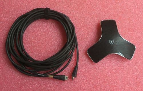 Polycom RealPresence Microphone 2201-61063-001 & Cable For Conferencing System