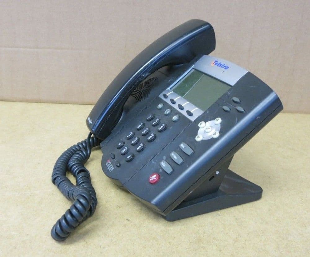 Polycom Soundpoint IP450 SIP IP VoIP Desktop Telephone 2201-12450-001