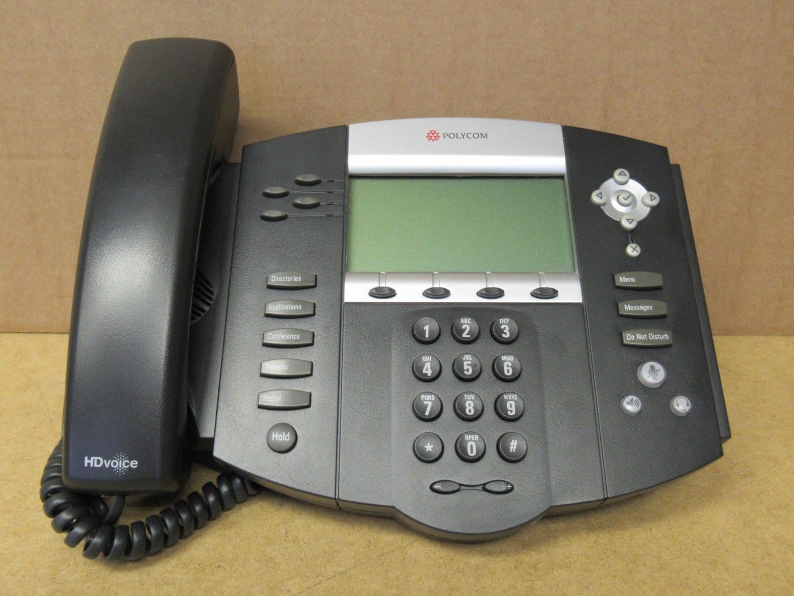 Polycom SoundPoint IP560 SIP Phone Gigabit Ethernet Telephone 2201 ...