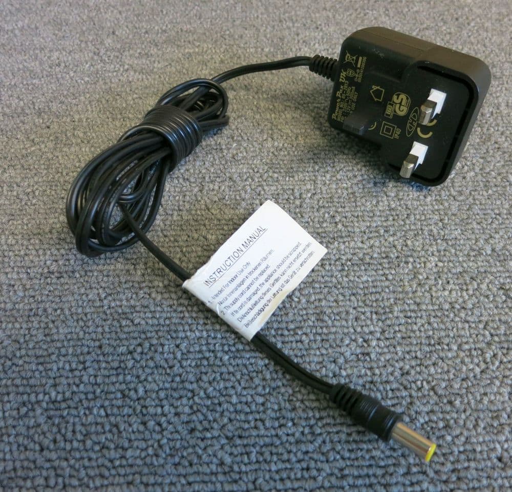 PowerPax UK 852913 AC Power Adapter 12V 300mA UK Wall Mounted Plug