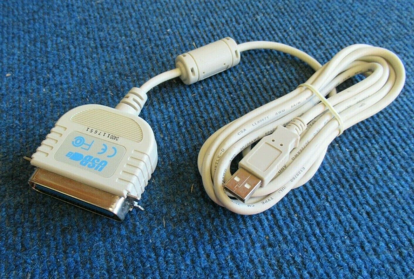 Pro Signal NLUSB1284 USB to 36Pin Centronic plug Parallel Printer