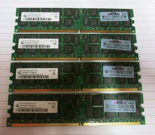 Qimonda HYS72T256220HP-3S-A 405476-051 8GB (4x2GB) PC2-5300 DDR2 ECC 240P CL5