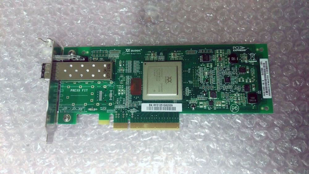 QLogic QLE2560 8Gb/s PCI-E Fibre Channel Host Bus Adapter Half Height ...