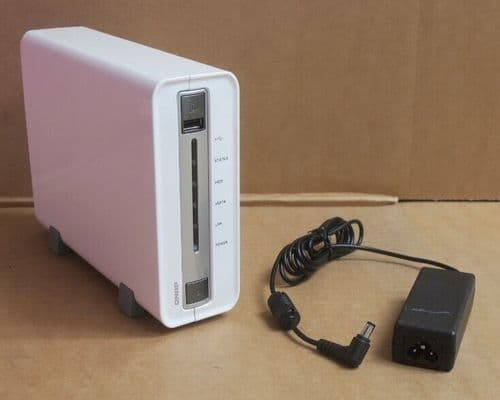 QNAP TS-112 1x 3.5" SATA Bay Portable Network Attached Storage NAS Diskless