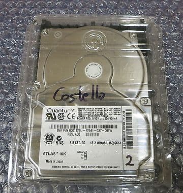 Quantum Atlas 10k 18GB Ultra3 U160 SCSI Internal Hard Drive HDD 01323U