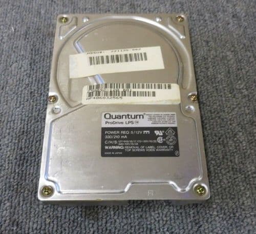Quantum ProDrive LPS 127AT 127MB 3600RPM 128KB 3.5" ATA/IDE Internal Hard Drive