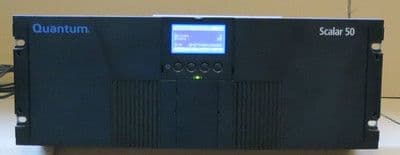 Quantum Scalar 50 Tape Library 2 x LTO-4 ULTRIUM FC drives 32 slots 51TB