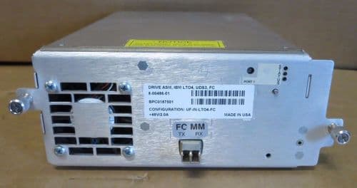 Quantum Scalar i500 i2000 8-00486-01 UF-IN-LTO4-FC 4G UDS3 Fibre FC Tape Drive