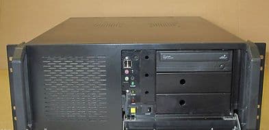 Rack Mount Console PC Pentium Dual Core 2 93GHz 4Gb RAM 500Gb HDD DVD-RW