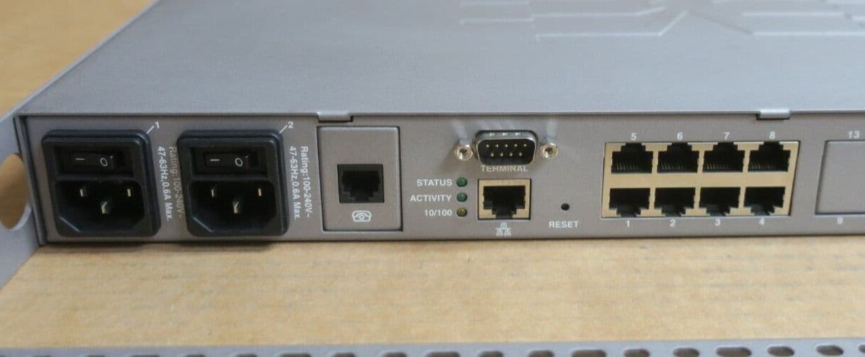 Raritan Dominion SX8 DSXA-8 8-Port Dual PSU 1U Secure Serial