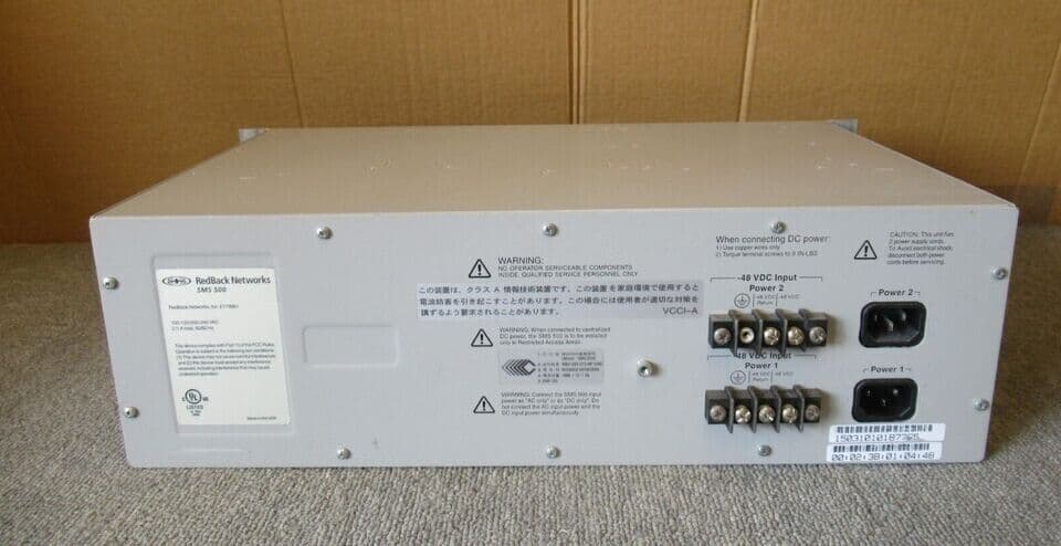 Redback Networks SMS-500 Performance Monitoring DSL Router