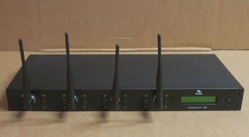 Revolabs Executive HD 8-Channel Microphone Receiver 03-HDEXECEU-NM + 4x Antennas