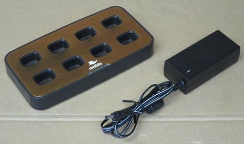 Revolabs HD Series Bronze 8-Slot Microphone Charging Base 02-08HDEUCHG-C