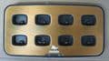Revolabs HD Series Bronze 8-Slot Microphone Charging Base 02-08HDEUCHG-C