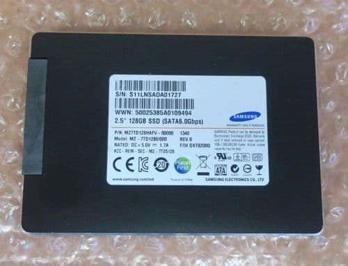 Samsung 128GB 2.5" 6Gbps SATA 7mm Internal Solid State Drive SSD MZ-7TD1280/000