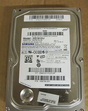 Samsung 160GB HD161HJ 7,200RPM Internal Harddrive SATA