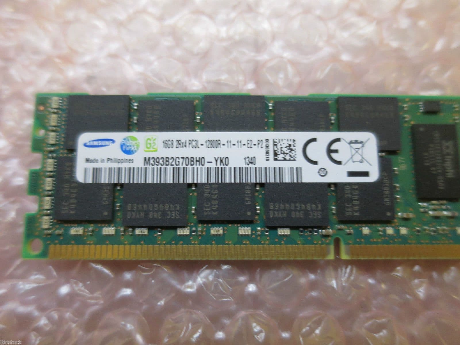 管理番号8 8GB 2R×4 PC3L-12800R-11-11-E2-D3 2枚セット