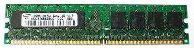 Samsung 6GB (12 x 512MB) M378T6553BG0-CCC Memory PC2-3200U 400MHz CL3 DDR 512MB
