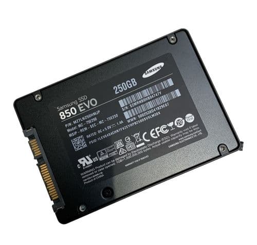 Samsung 850 EVO 250GB Internal Solid State Drive SSD SATA 6G 2.5" MZ-75E250