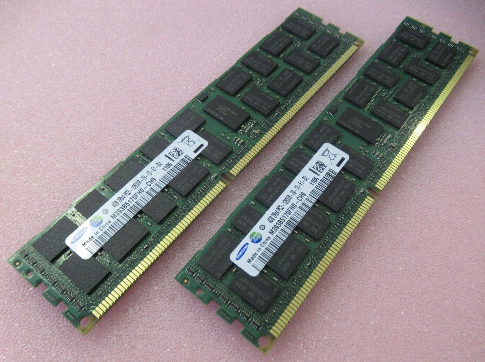 【中古】Samsung 4?GB 240?- pin ddr3?SDRAM ECC Registeredサーバーメモリddr3?1333モデル( m393b5170fh0-ch9?) Samsung 8GB 2 x 4GB DDR3-1333 PC3-10600 240-Pin DIMM Ram