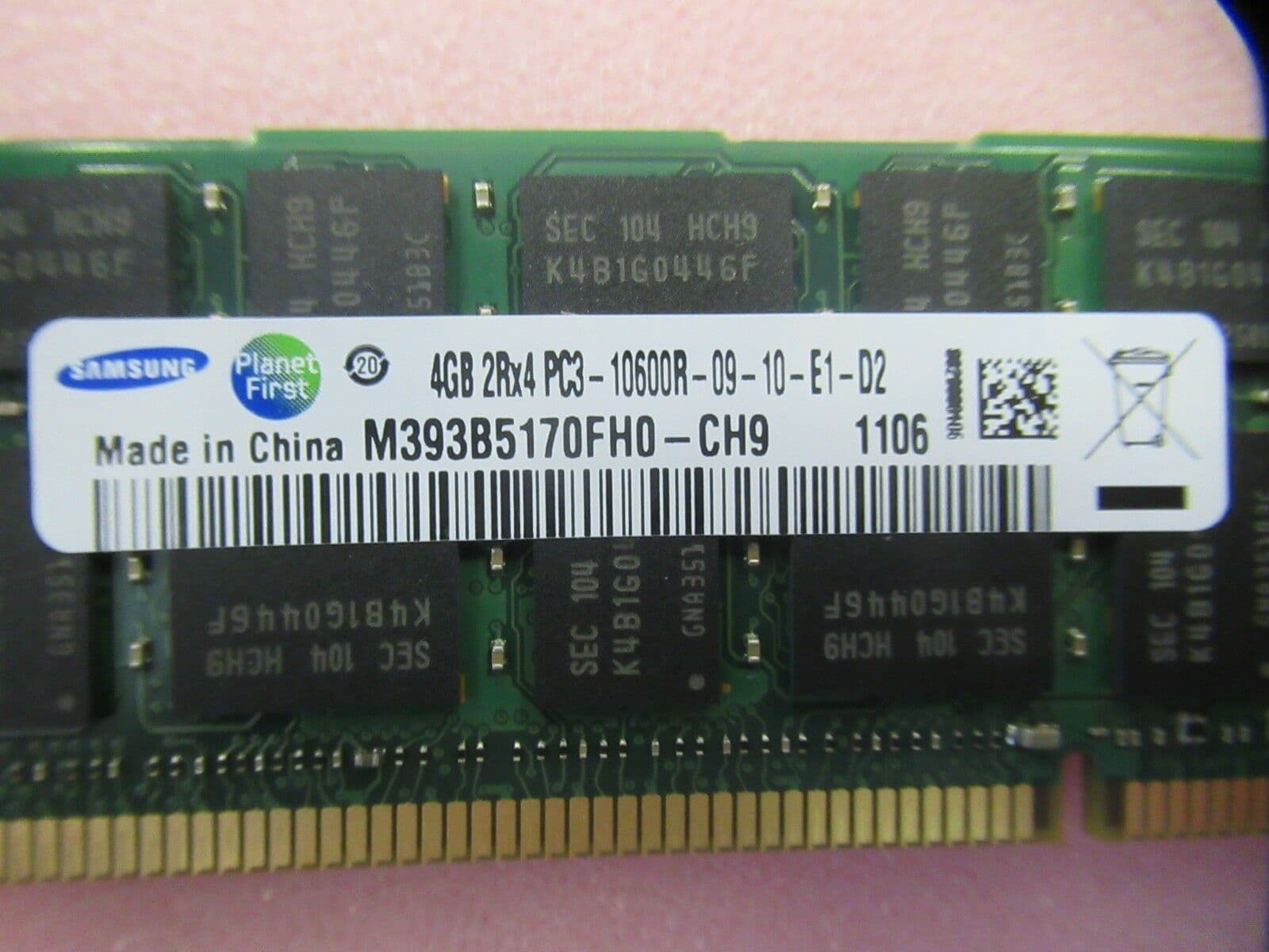 SAMSUNG PC3L-10600R サーバ用メモリ 4G×16枚 計64GB SAMSUNG PC3L-10600R サーバ用メモリ 4G×16枚 計64GB SAMSUNG