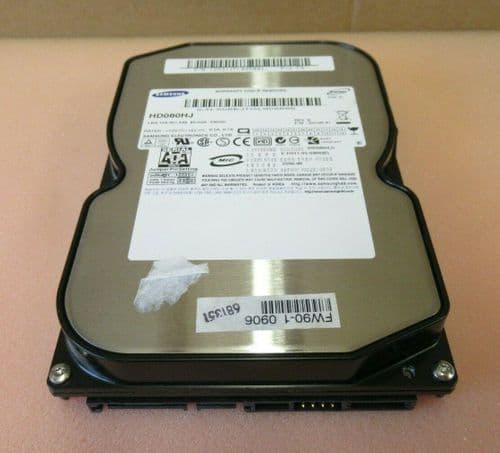 Samsung HD080HJ Spinpoint P80SD 80GB 7200RPM SATA 3Gbps 8MB 3.5" Internal HDD