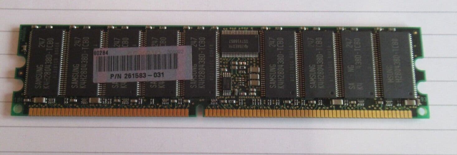 IBM 09N4309 33L5040 2 Go PC2100 CL2.5 ECC REG
